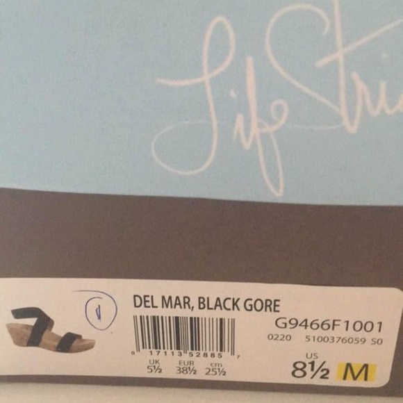 BRAND NEW women lifestride del mar wedge sandals size US 8.5 & US 9.5 - Picture 8 of 12